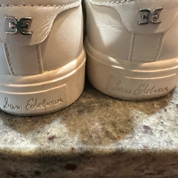 Sam EdelmanEDA White Woven Leather Loafers - Picture 3 of 3